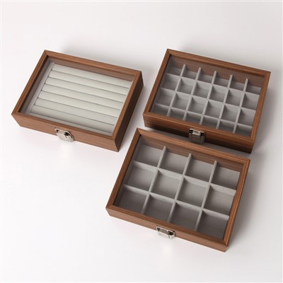 جعبه ذخیره سازی حلقه چوبی به سبک هاراجوکو